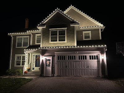 Red & Green Shield Holiday Lighting Solutions