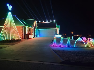 Whimsical Christmas Light Show